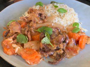 Spaans inktvisstoofpotje met rijst