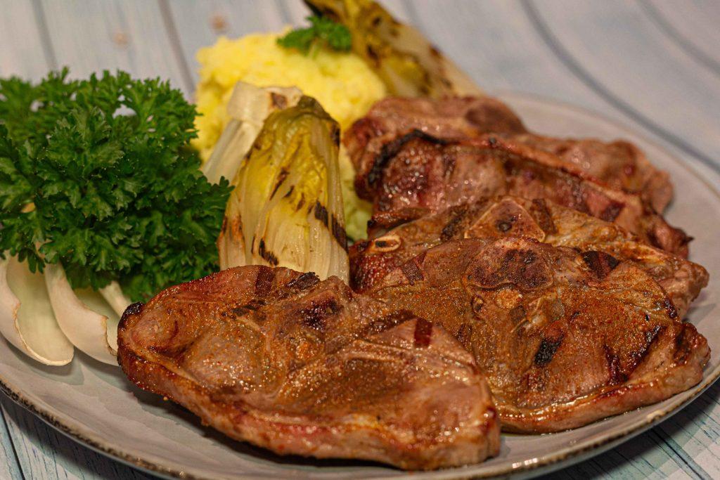 Afrikaanse Lamskoteletjes met witlof