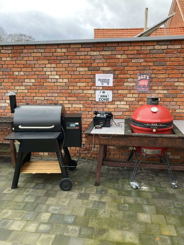 Traeger Pro 575 en kamado joe classic 2 