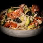 Choriatiki salata Griekse salade