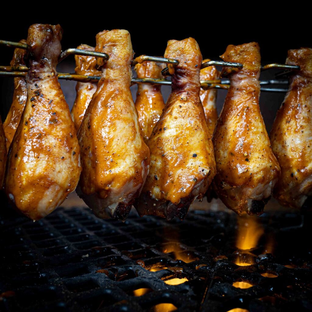 Honing mosterd drumsticks kip