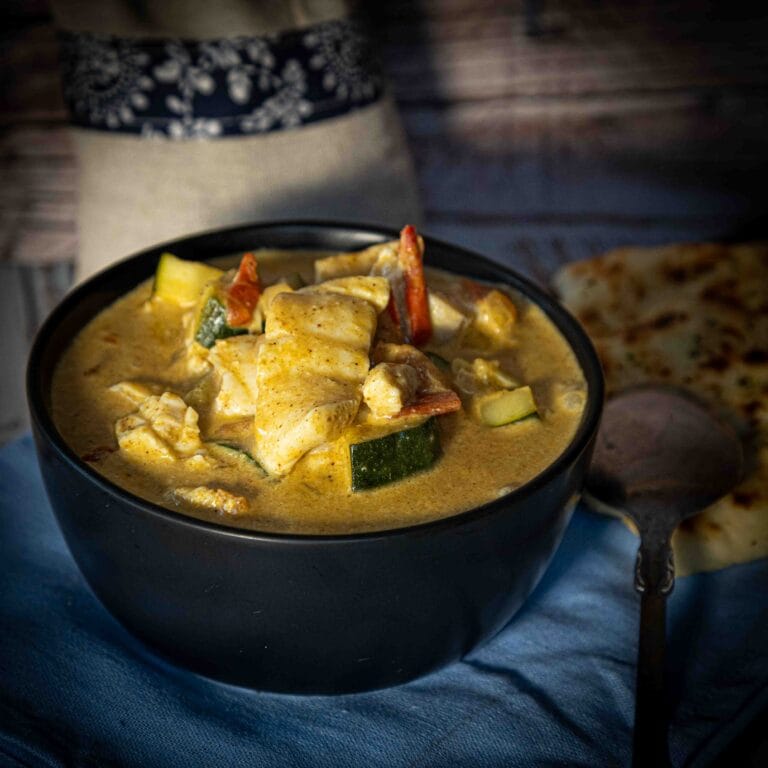 Indiase schar met naan